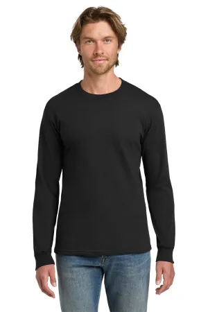 Gildan Mens Hammer Long Sleeve Crewneck T-Shirt - Black  Affordable Clothing Gildan