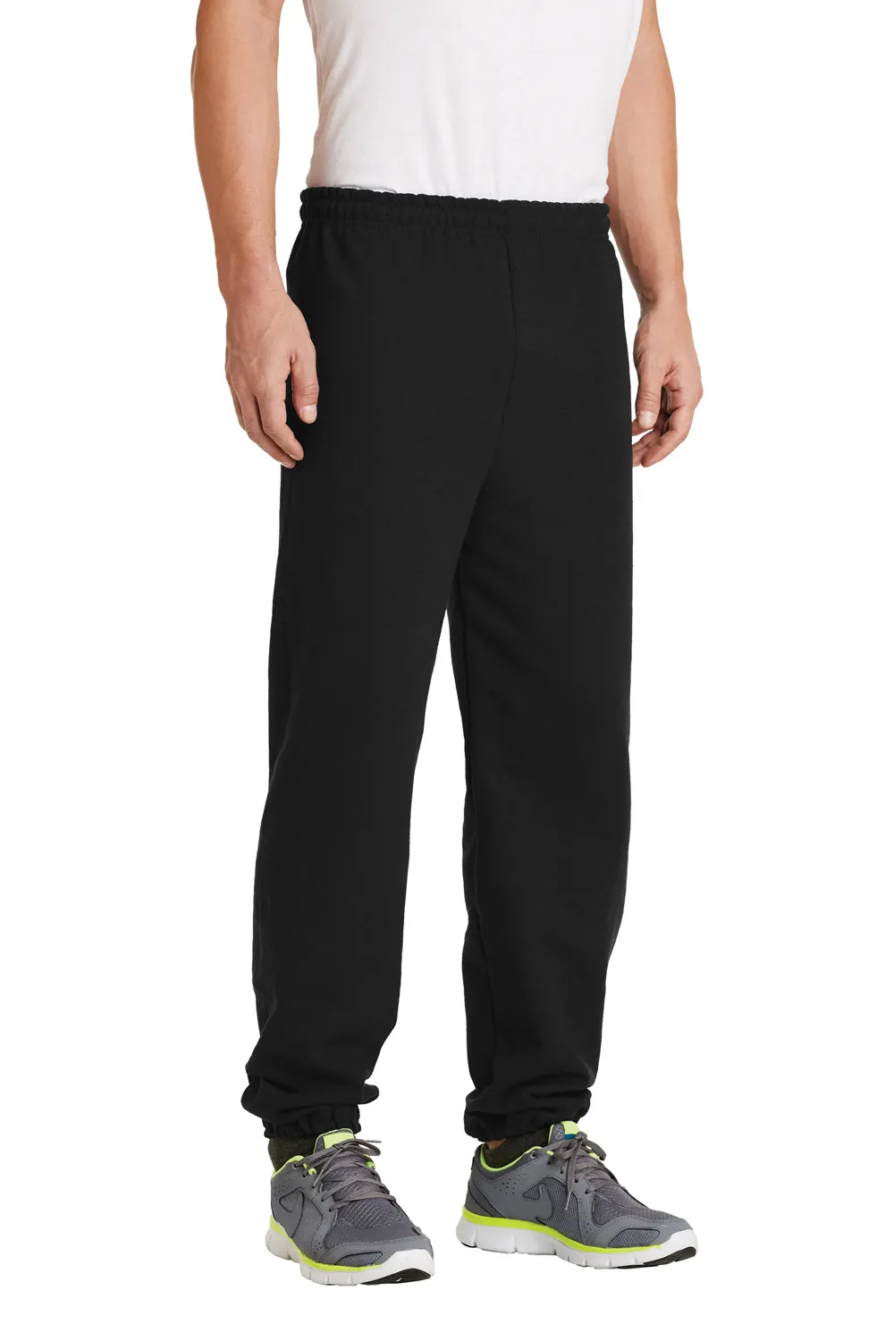 Gildan Mens Heavy Blend Sweatpants - Black  Affordable Clothing Gildan