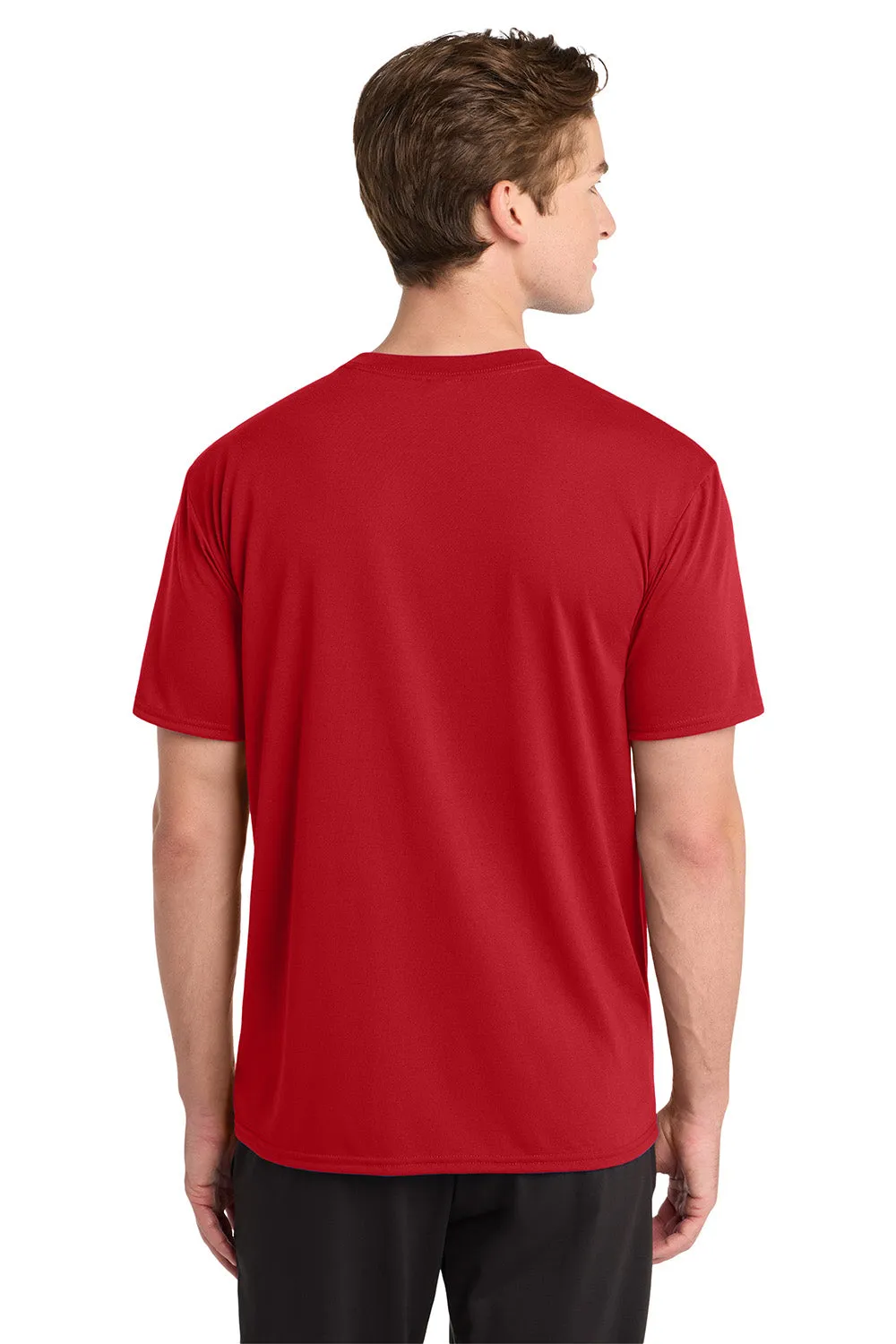 Gildan Mens Performance Jersey Moisture Wicking Short Sleeve Crewneck T-Shirt - Red  Affordable Clothing Gildan