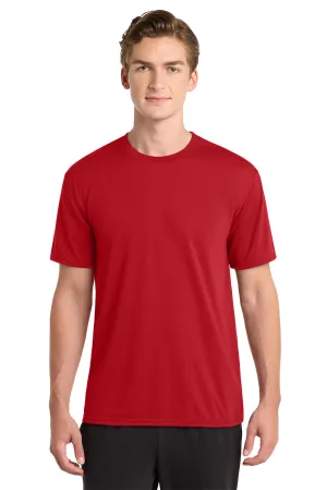 Gildan Mens Performance Jersey Moisture Wicking Short Sleeve Crewneck T-Shirt - Red  Affordable Clothing Gildan
