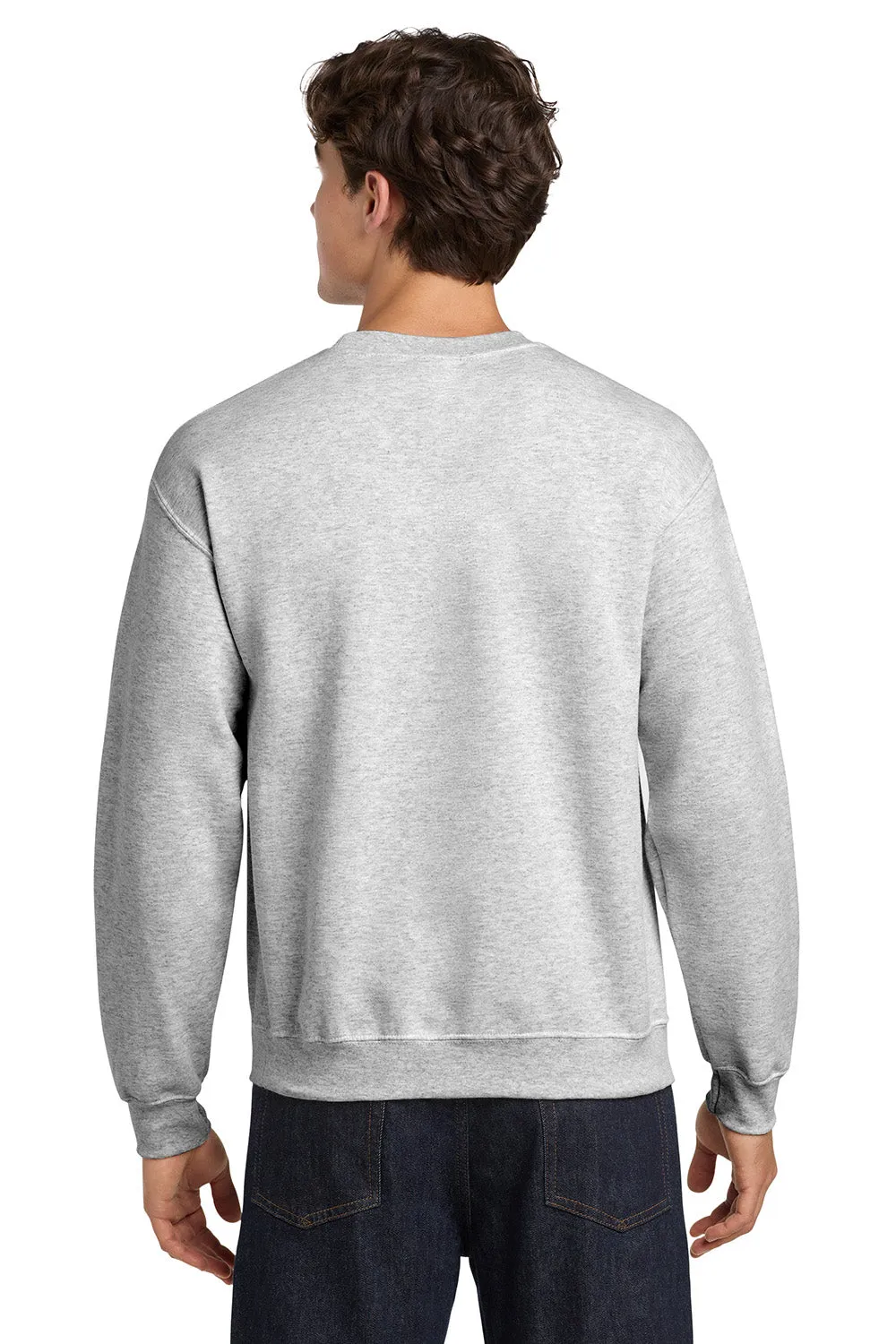 Gildan Mens Pill Resistant Fleece Crewneck Sweatshirt - Ash Grey  Affordable Clothing Gildan