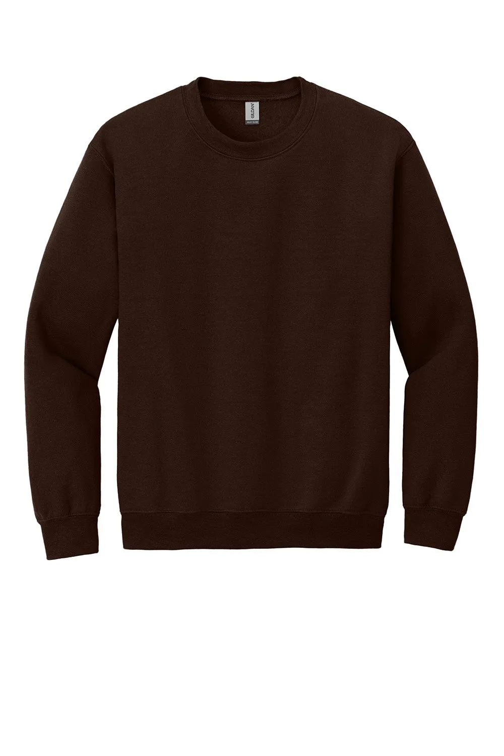Gildan Mens Pill Resistant Fleece Crewneck Sweatshirt - Dark Chocolate Brown  Affordable Clothing Gildan