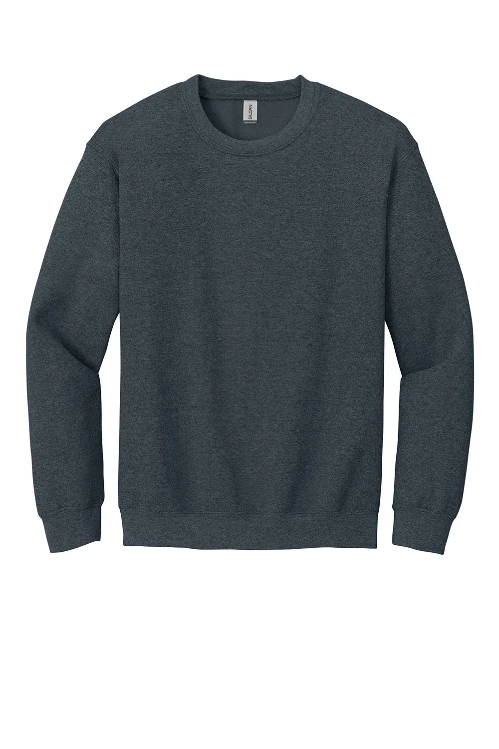 Gildan Mens Pill Resistant Fleece Crewneck Sweatshirt - Heather Dark Grey  Affordable Clothing Gildan