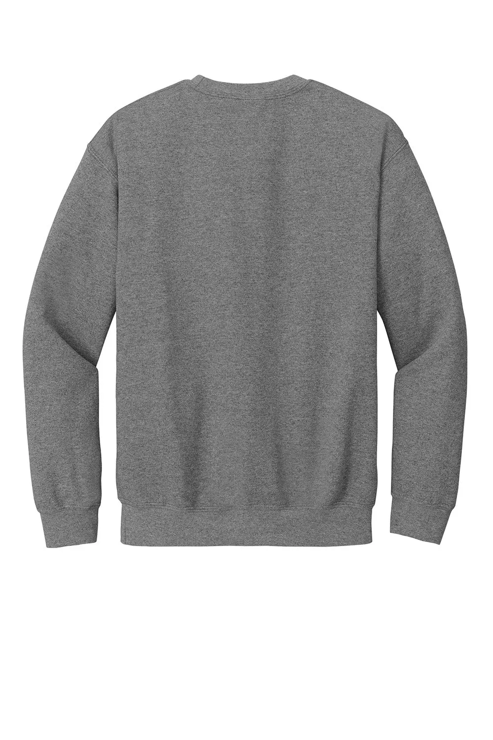 Gildan Mens Pill Resistant Fleece Crewneck Sweatshirt - Heather Graphite Grey  Affordable Clothing Gildan
