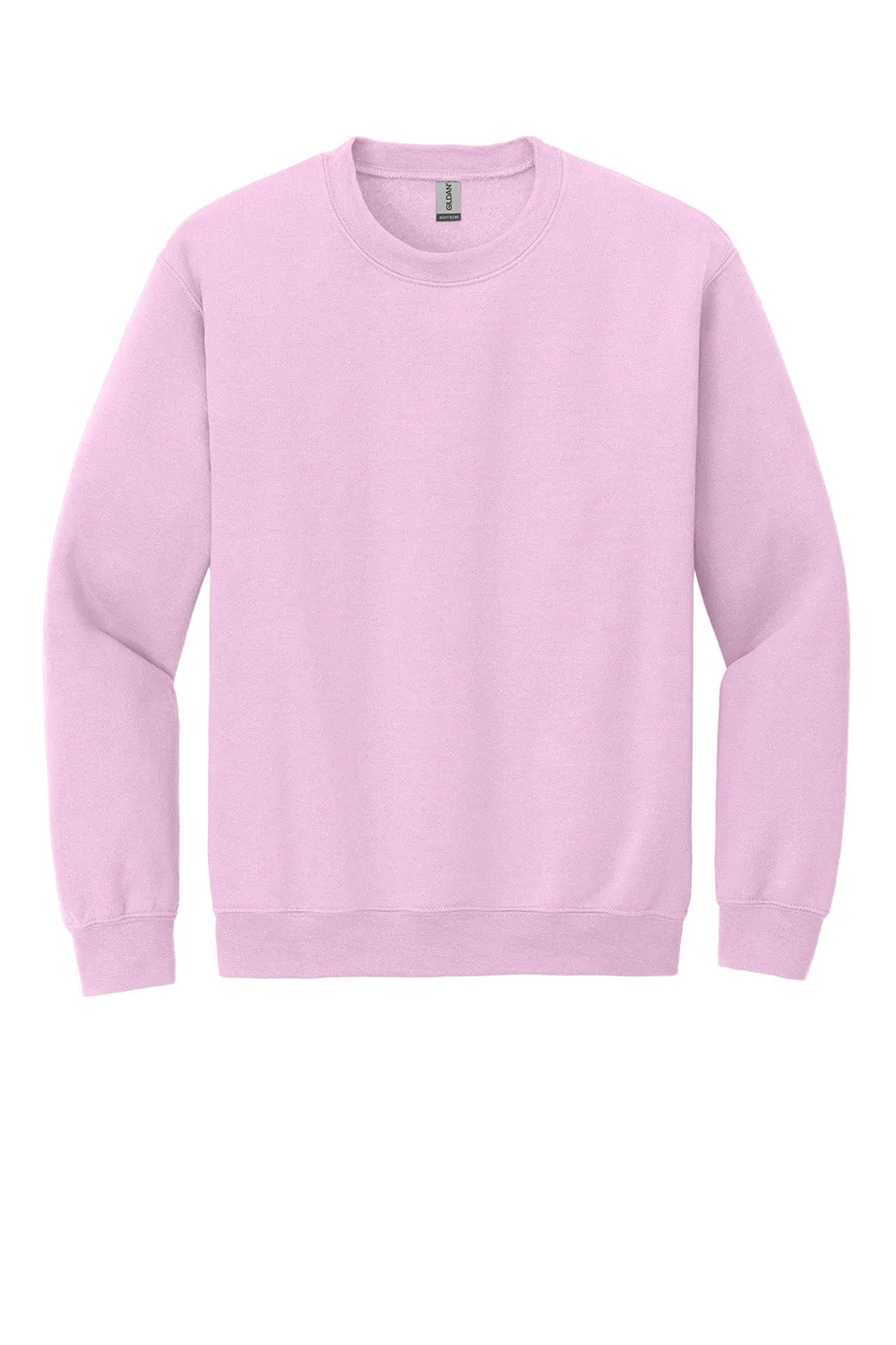 Gildan Mens Pill Resistant Fleece Crewneck Sweatshirt - Light Pink  Affordable Clothing Gildan