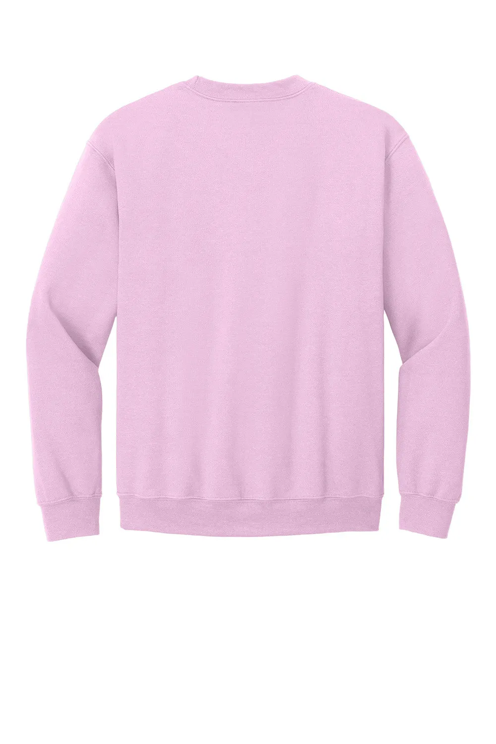 Gildan Mens Pill Resistant Fleece Crewneck Sweatshirt - Light Pink  Affordable Clothing Gildan