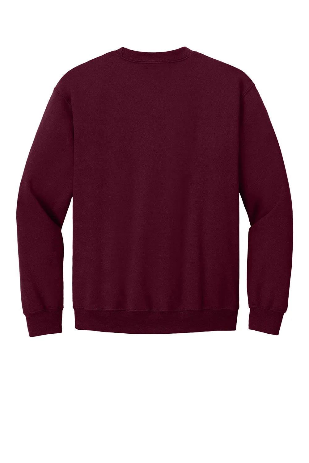 Gildan Mens Pill Resistant Fleece Crewneck Sweatshirt - Maroon  Affordable Clothing Gildan