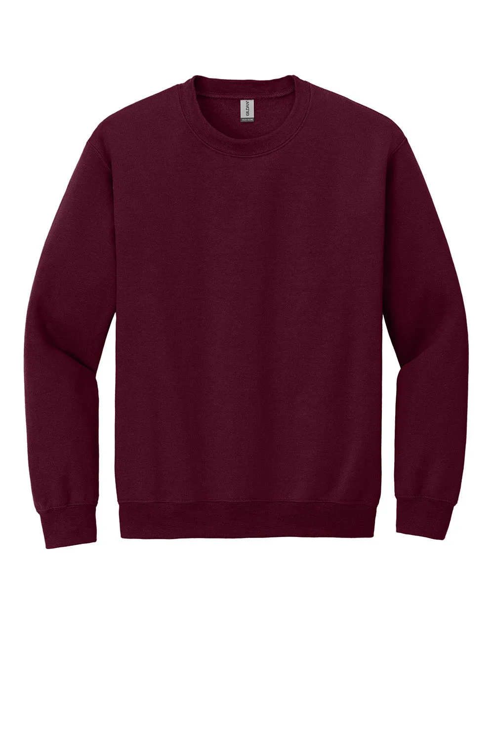 Gildan Mens Pill Resistant Fleece Crewneck Sweatshirt - Maroon  Affordable Clothing Gildan