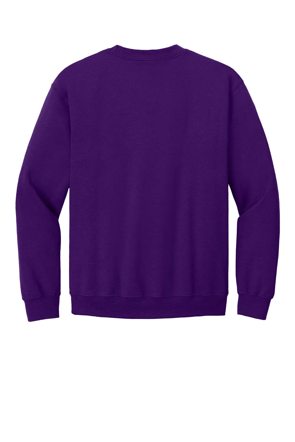 Gildan Mens Pill Resistant Fleece Crewneck Sweatshirt - Purple  Affordable Clothing Gildan