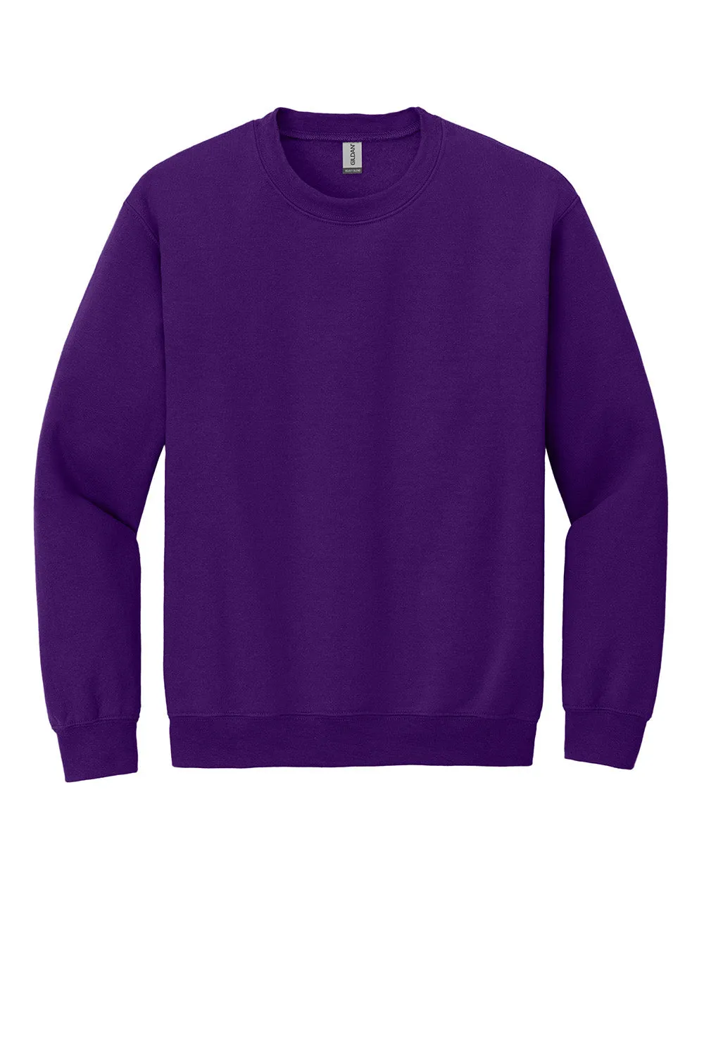 Gildan Mens Pill Resistant Fleece Crewneck Sweatshirt - Purple  Affordable Clothing Gildan