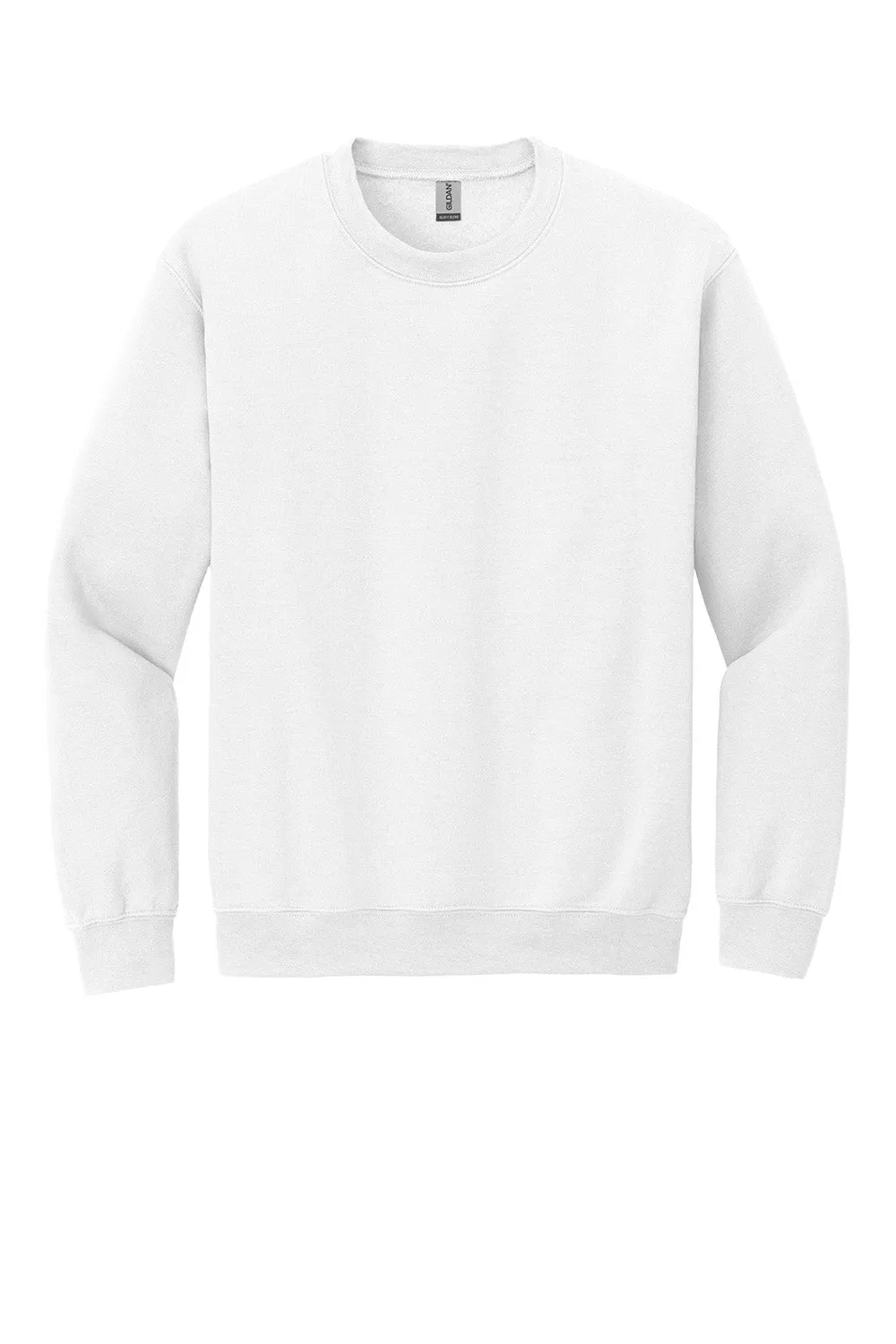 Gildan Mens Pill Resistant Fleece Crewneck Sweatshirt - White  Affordable Clothing Gildan