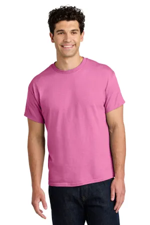 Gildan Mens Short Sleeve Crewneck T-Shirt - Azalea Pink  Affordable Clothing Gildan