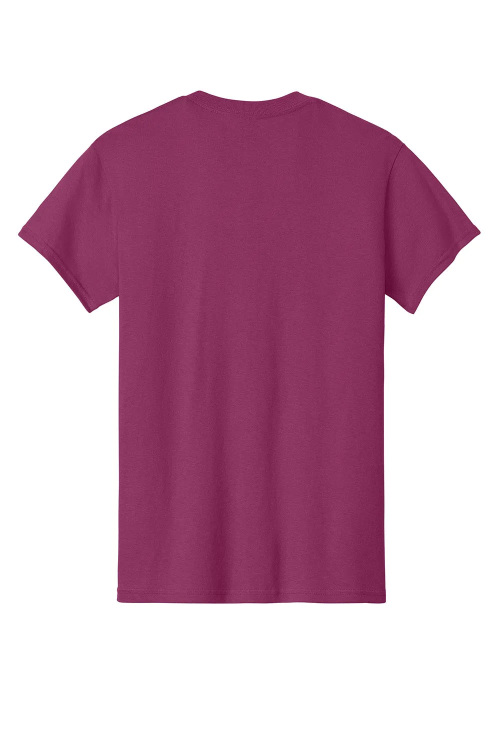 Gildan Mens Short Sleeve Crewneck T-Shirt - Berry  Affordable Clothing Gildan
