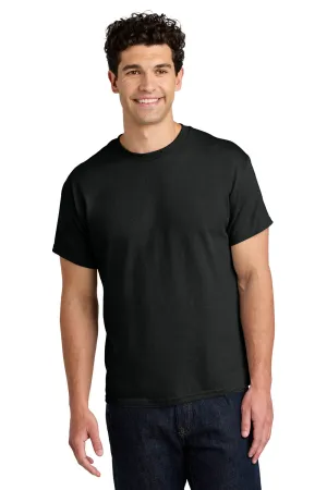 Gildan Mens Short Sleeve Crewneck T-Shirt - Black  Affordable Clothing Gildan
