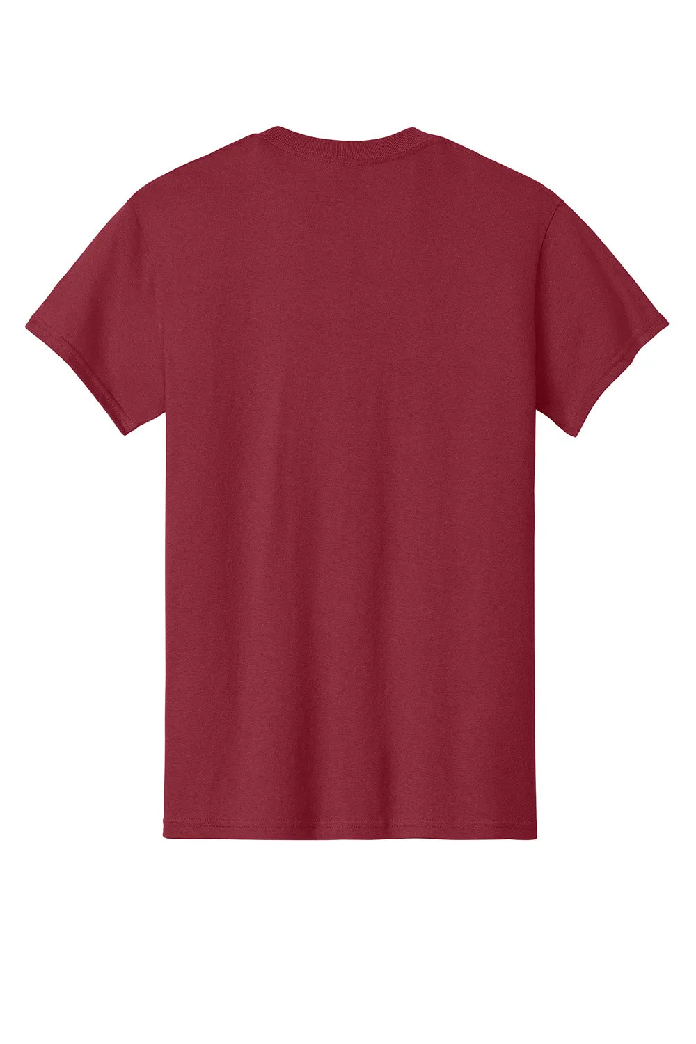 Gildan Mens Short Sleeve Crewneck T-Shirt - Cardinal Red  Affordable Clothing Gildan