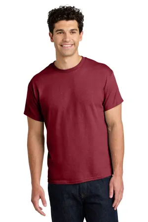 Gildan Mens Short Sleeve Crewneck T-Shirt - Cardinal Red  Affordable Clothing Gildan