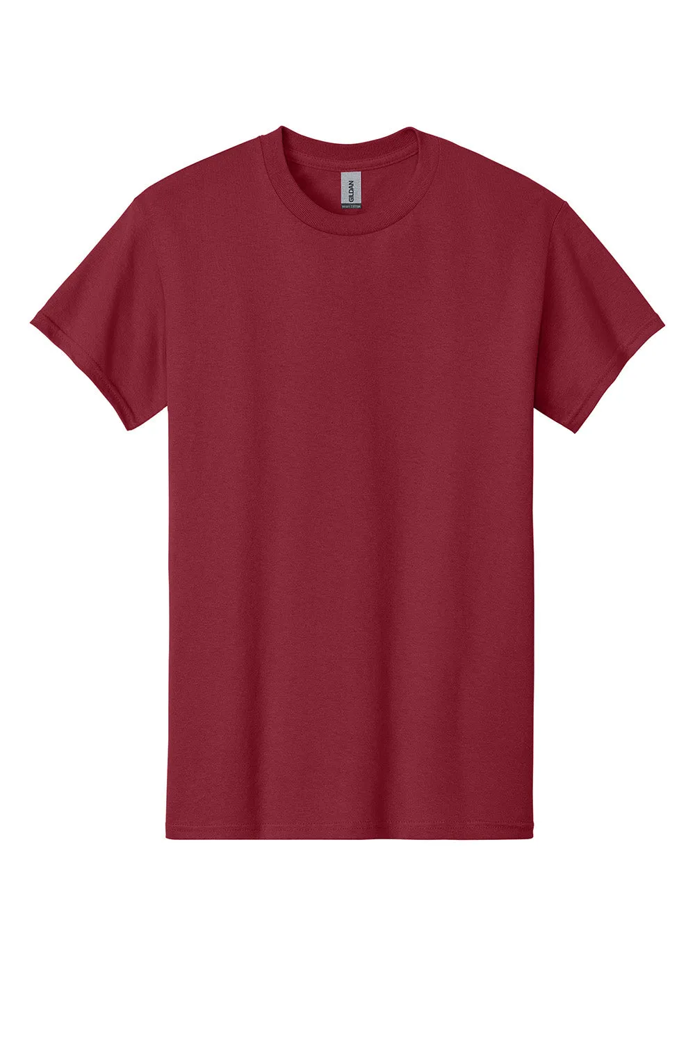 Gildan Mens Short Sleeve Crewneck T-Shirt - Cardinal Red  Affordable Clothing Gildan