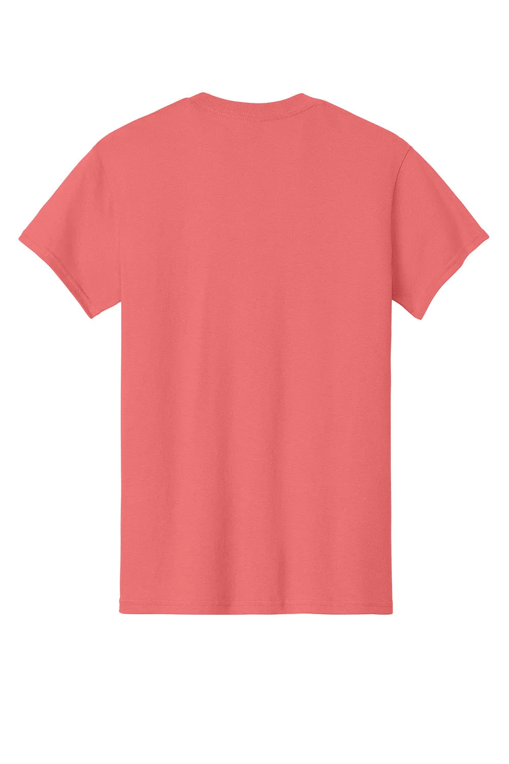 Gildan Mens Short Sleeve Crewneck T-Shirt - Coral Silk  Affordable Clothing Gildan