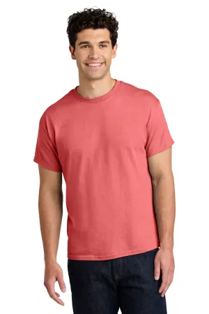 Gildan Mens Short Sleeve Crewneck T-Shirt - Coral Silk  Affordable Clothing Gildan