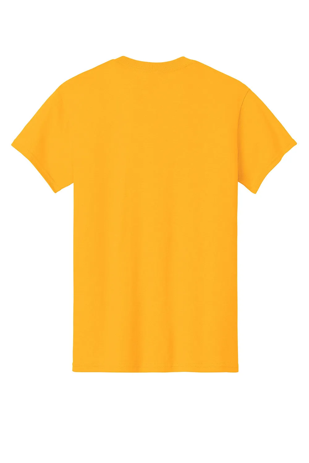 Gildan Mens Short Sleeve Crewneck T-Shirt - Gold  Affordable Clothing Gildan