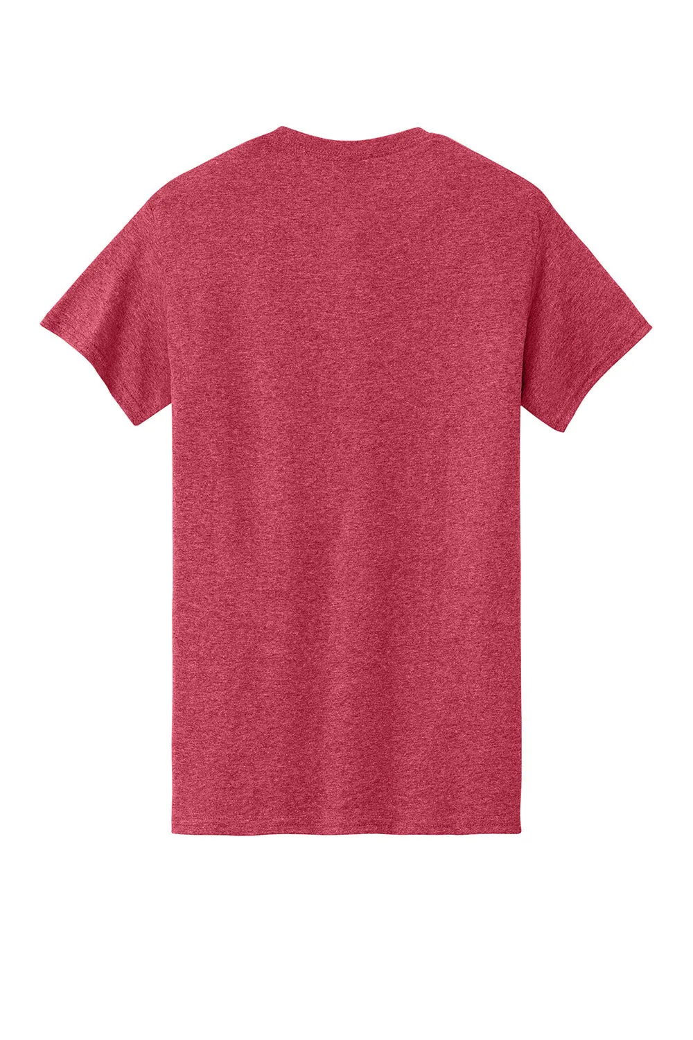 Gildan Mens Short Sleeve Crewneck T-Shirt - Heather Red  Affordable Clothing Gildan