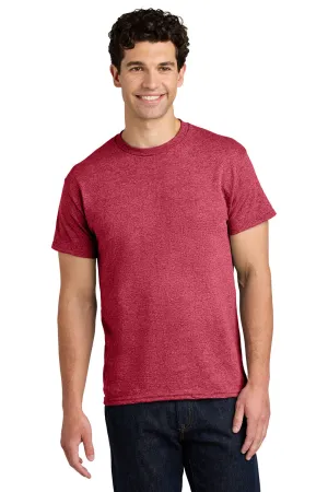 Gildan Mens Short Sleeve Crewneck T-Shirt - Heather Red  Affordable Clothing Gildan