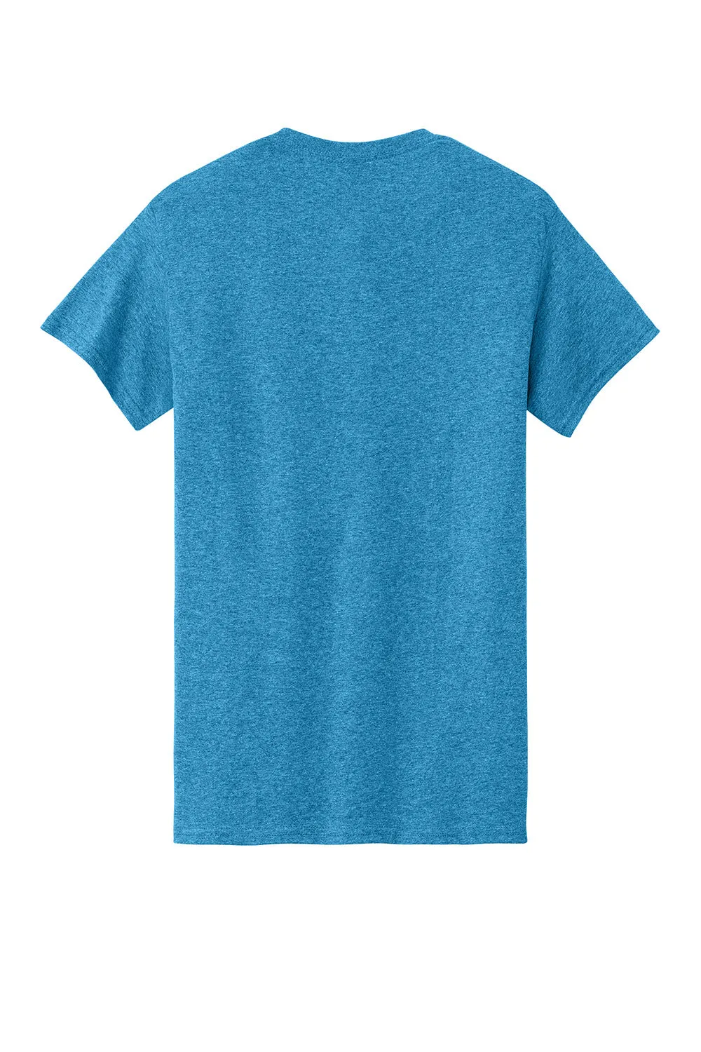 Gildan Mens Short Sleeve Crewneck T-Shirt - Heather Sapphire Blue  Affordable Clothing Gildan