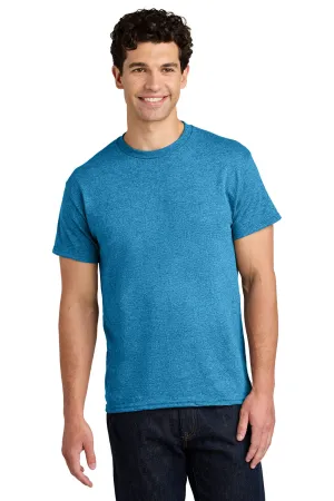 Gildan Mens Short Sleeve Crewneck T-Shirt - Heather Sapphire Blue  Affordable Clothing Gildan