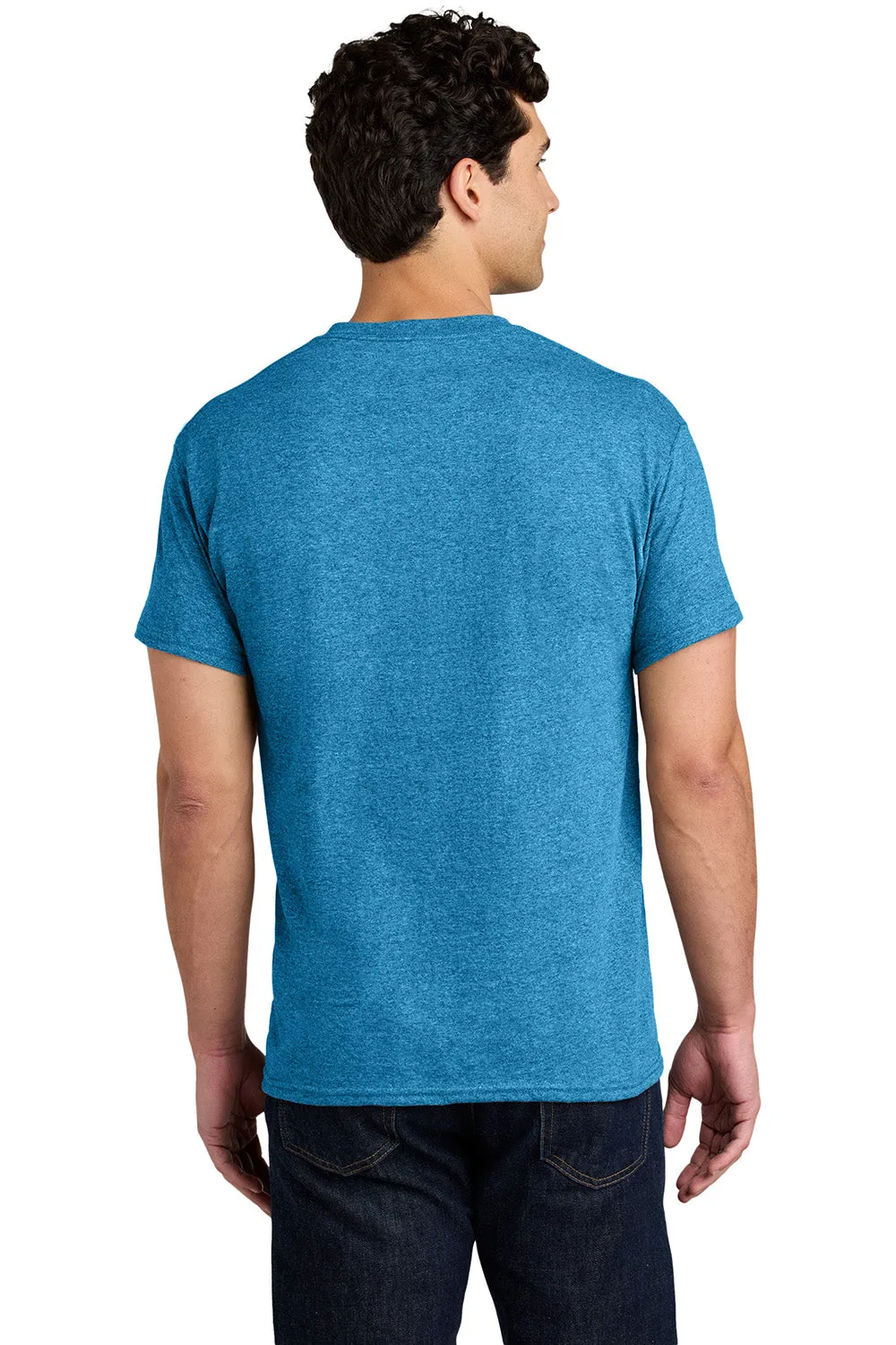 Gildan Mens Short Sleeve Crewneck T-Shirt - Heather Sapphire Blue  Affordable Clothing Gildan