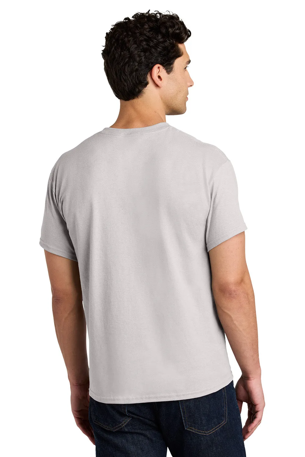 Gildan Mens Short Sleeve Crewneck T-Shirt - Ice Grey  Affordable Clothing Gildan