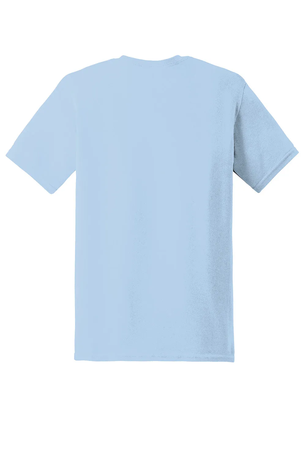 Gildan Mens Short Sleeve Crewneck T-Shirt - Light Blue  Affordable Clothing Gildan