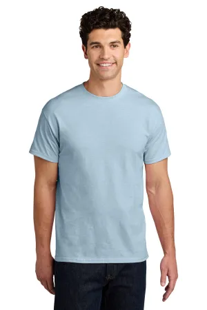 Gildan Mens Short Sleeve Crewneck T-Shirt - Light Blue  Affordable Clothing Gildan