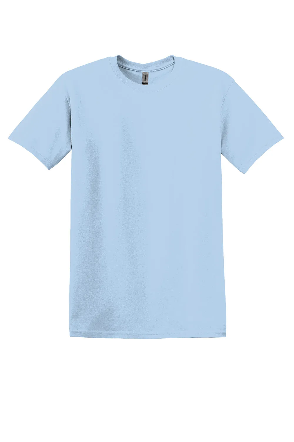 Gildan Mens Short Sleeve Crewneck T-Shirt - Light Blue  Affordable Clothing Gildan
