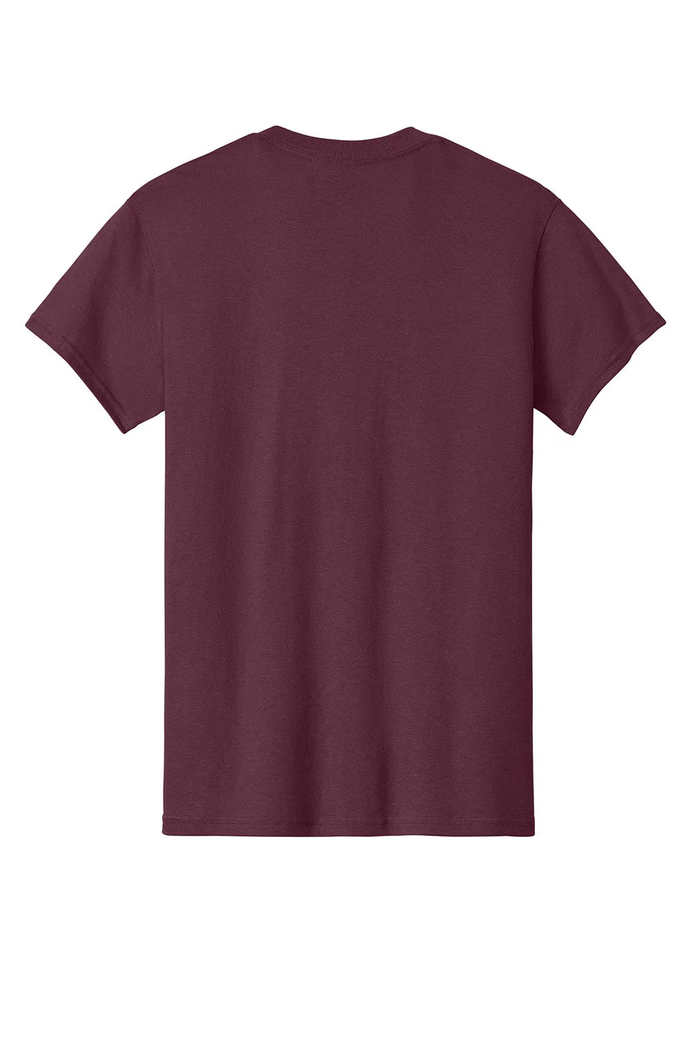 Gildan Mens Short Sleeve Crewneck T-Shirt - Maroon  Affordable Clothing Gildan
