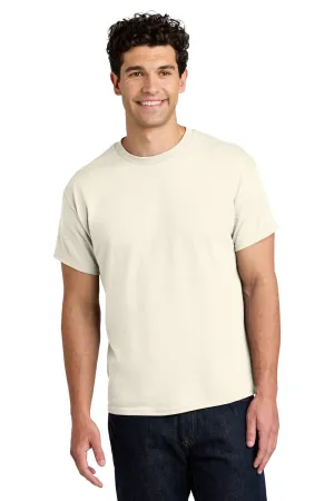 Gildan Mens Short Sleeve Crewneck T-Shirt - Natural  Affordable Clothing Gildan