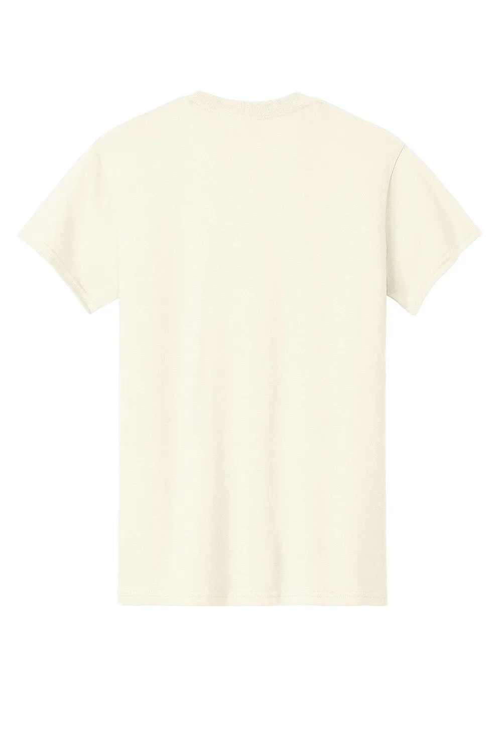 Gildan Mens Short Sleeve Crewneck T-Shirt - Natural  Affordable Clothing Gildan