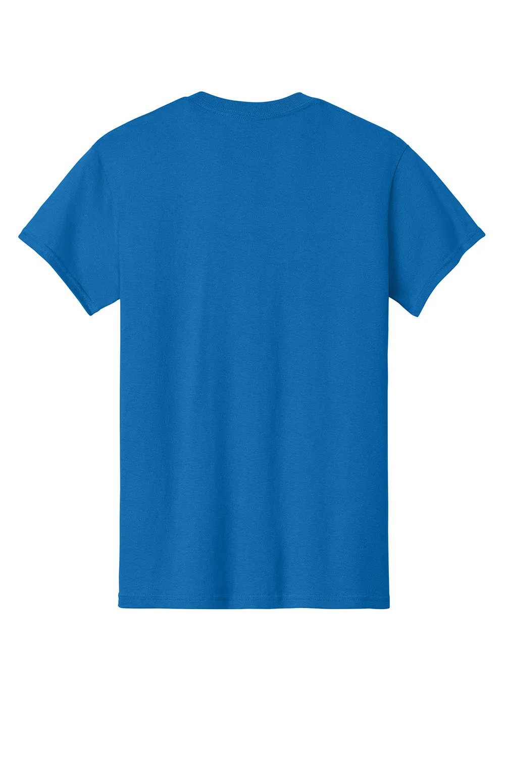 Gildan Mens Short Sleeve Crewneck T-Shirt - Neon Blue  Affordable Clothing Gildan