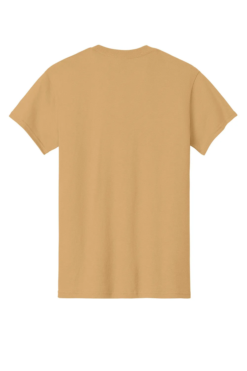Gildan Mens Short Sleeve Crewneck T-Shirt - Old Gold  Affordable Clothing Gildan