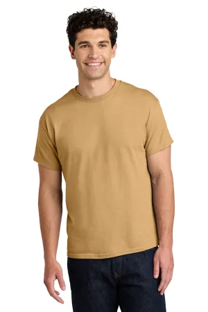 Gildan Mens Short Sleeve Crewneck T-Shirt - Old Gold  Affordable Clothing Gildan