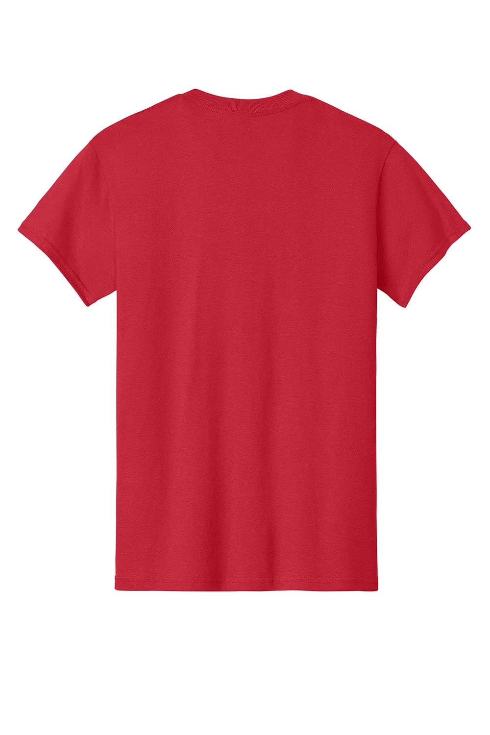 Gildan Mens Short Sleeve Crewneck T-Shirt - Red  Affordable Clothing Gildan