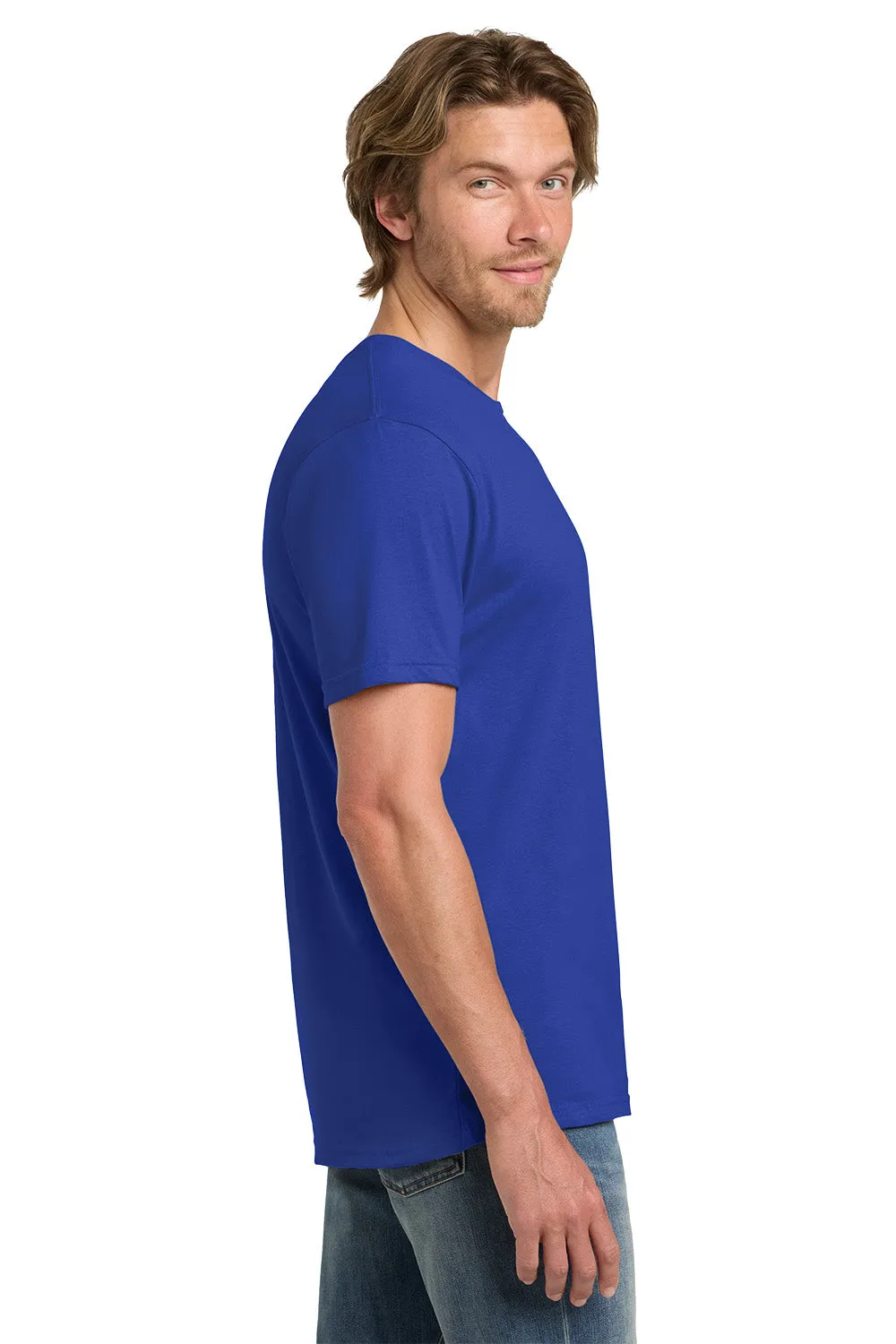 Gildan Mens Short Sleeve Crewneck T-Shirt - Royal Blue  Affordable Clothing Gildan