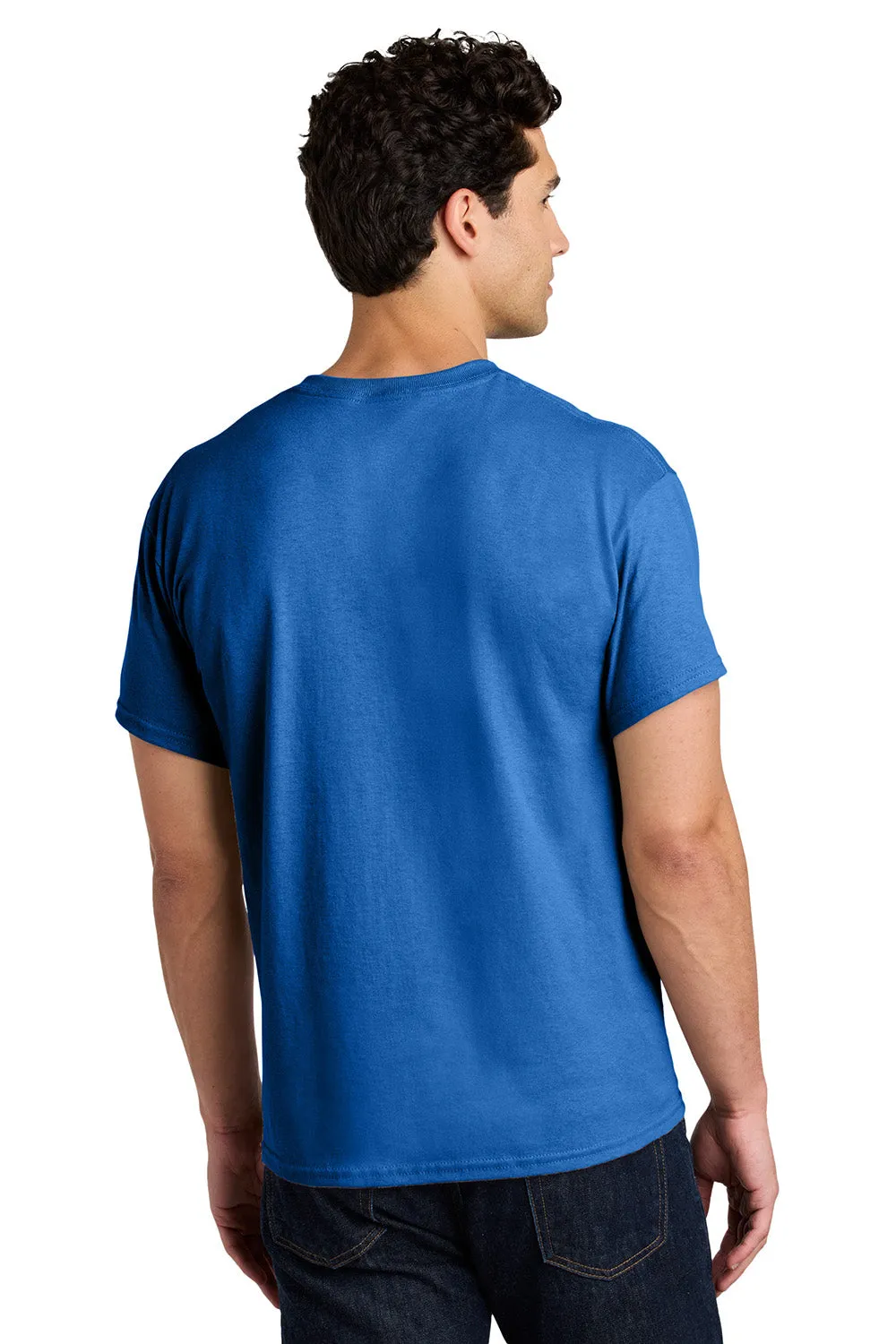 Gildan Mens Short Sleeve Crewneck T-Shirt - Royal Blue  Affordable Clothing Gildan