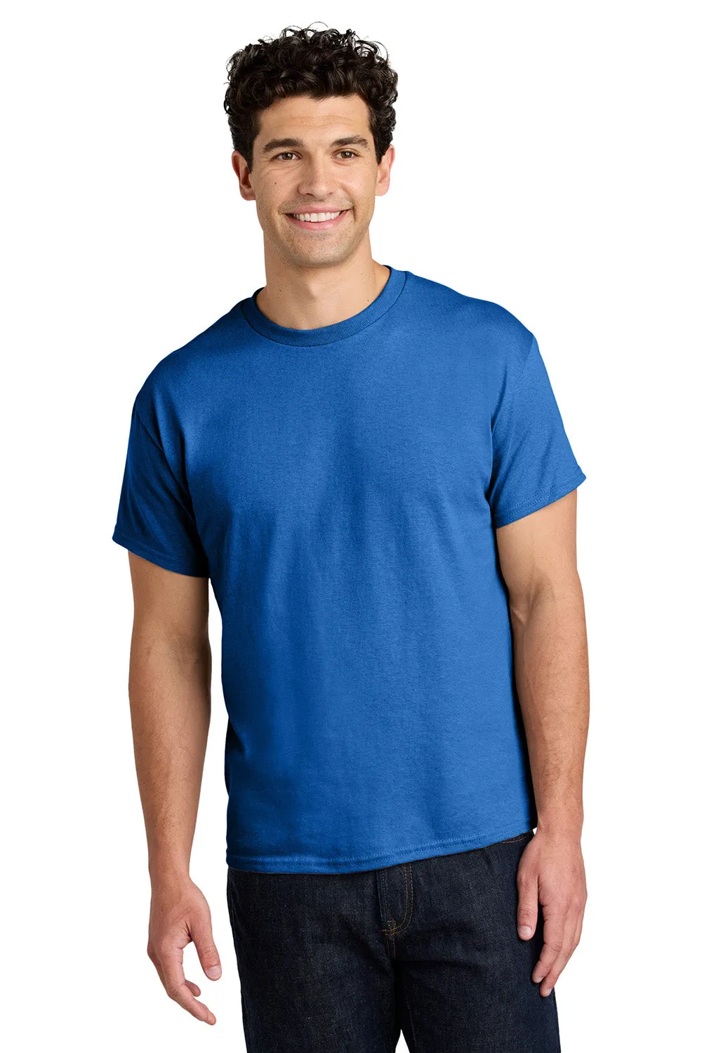 Gildan Mens Short Sleeve Crewneck T-Shirt - Royal Blue  Affordable Clothing Gildan