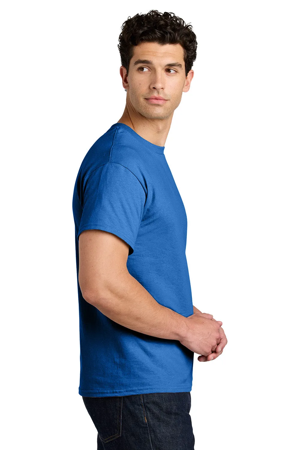 Gildan Mens Short Sleeve Crewneck T-Shirt - Royal Blue  Affordable Clothing Gildan