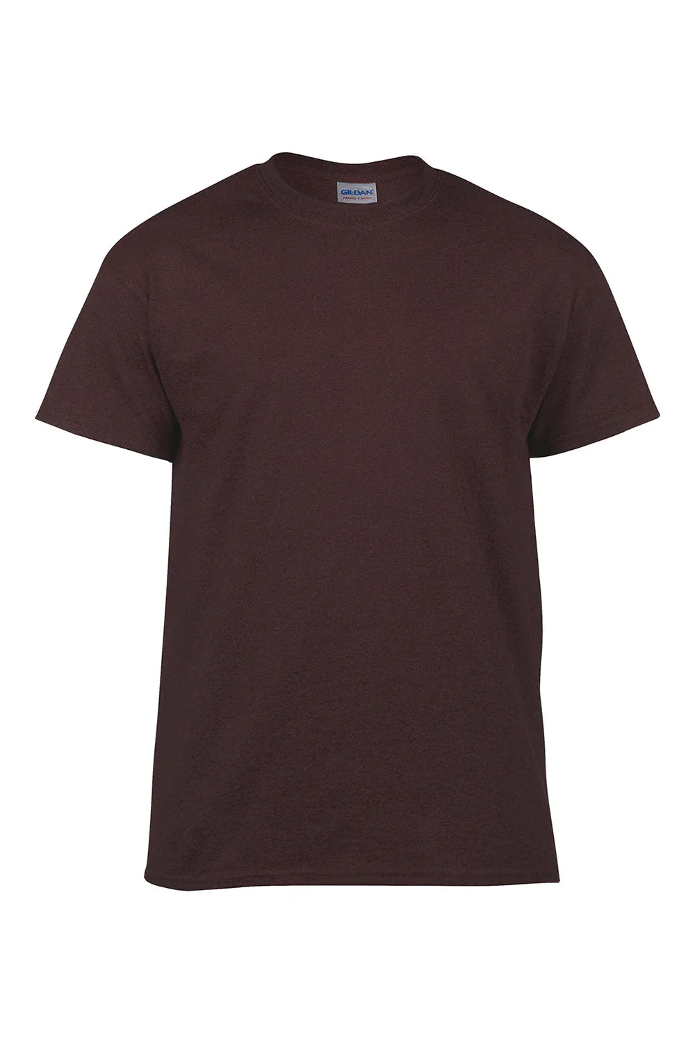 Gildan Mens Short Sleeve Crewneck T-Shirt - Russet  Affordable Clothing Gildan