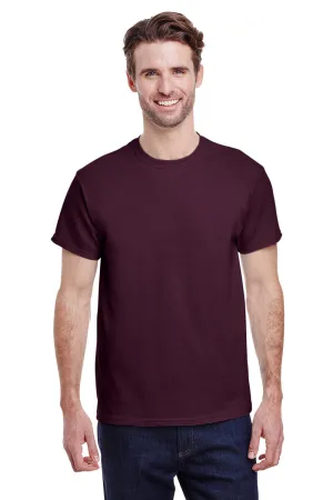 Gildan Mens Short Sleeve Crewneck T-Shirt - Russet  Affordable Clothing Gildan