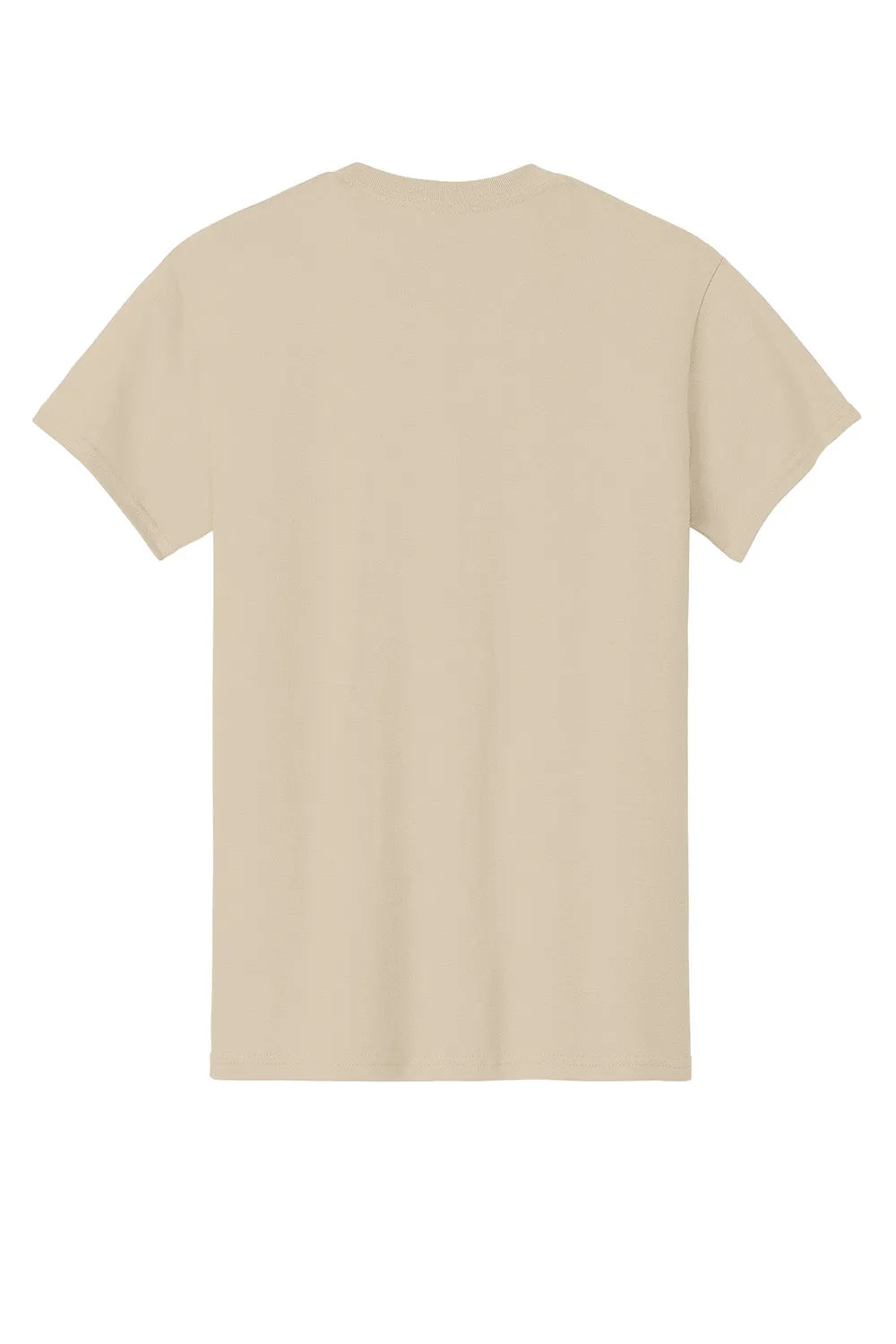 Gildan Mens Short Sleeve Crewneck T-Shirt - Sand  Affordable Clothing Gildan