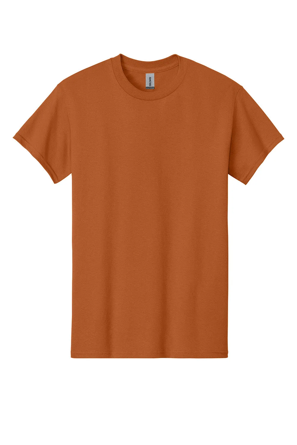 Gildan Mens Short Sleeve Crewneck T-Shirt - Texas Orange  Affordable Clothing Gildan