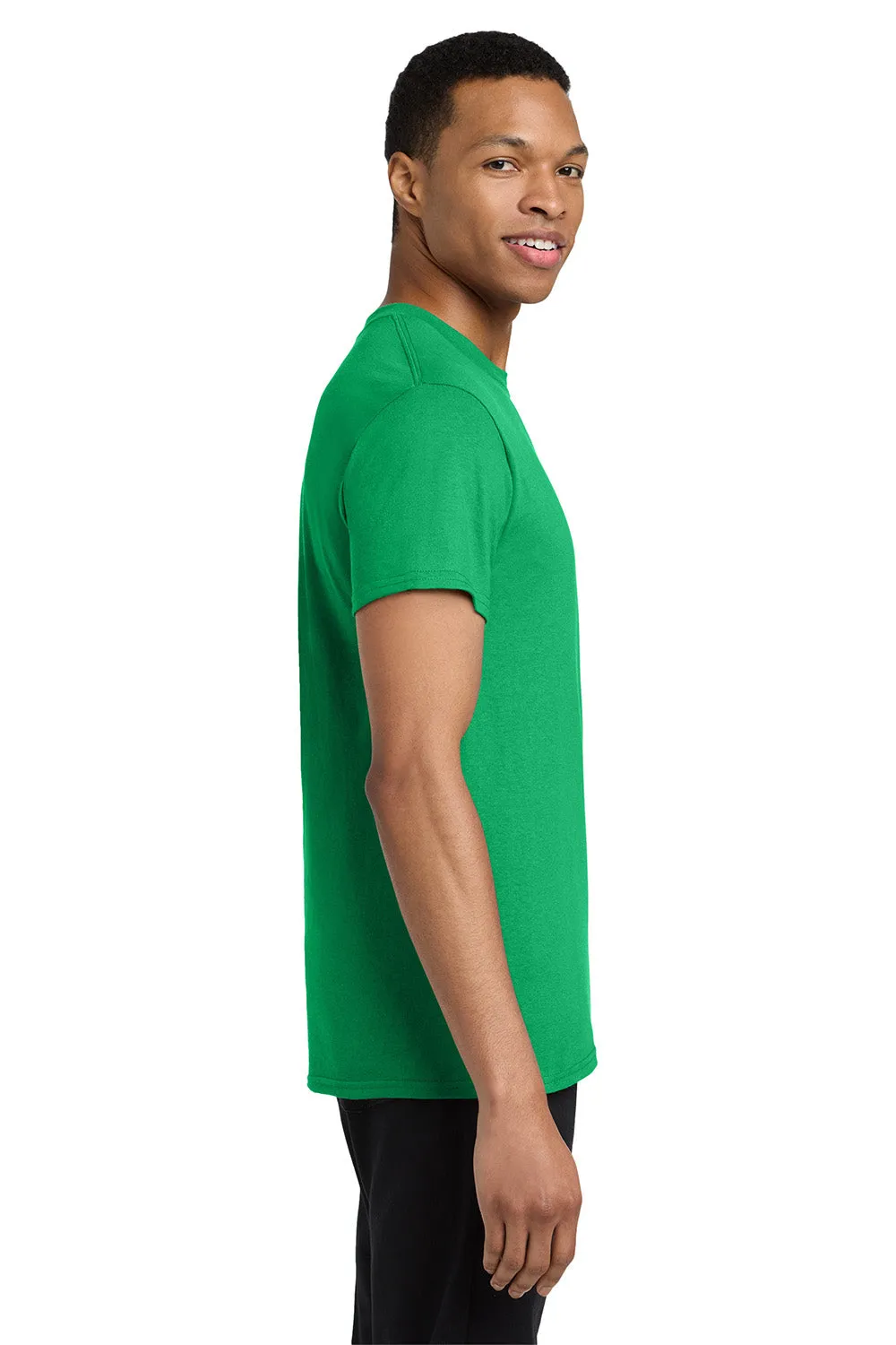 Gildan Mens Short Sleeve Crewneck T-Shirt w/ Pocket - Irish Green  Affordable Clothing Gildan