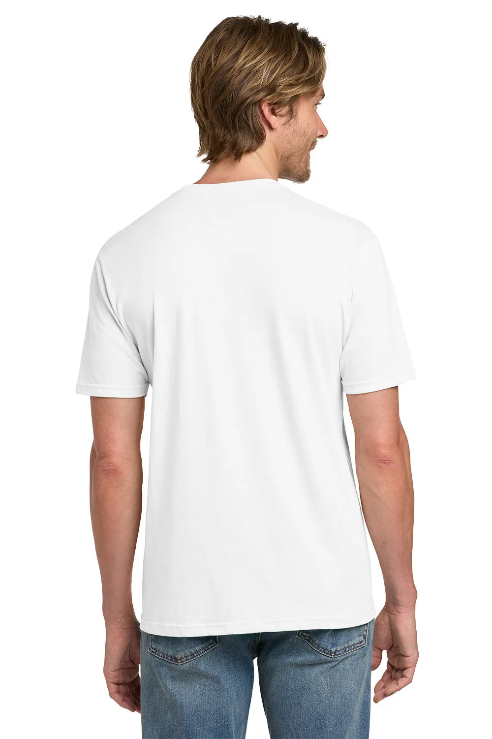 Gildan Mens Short Sleeve Crewneck T-Shirt - White  Affordable Clothing Gildan